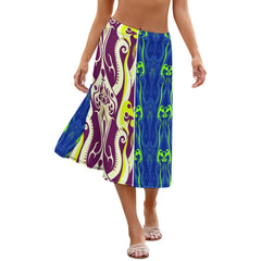 Women's A-Line Midi Skirt