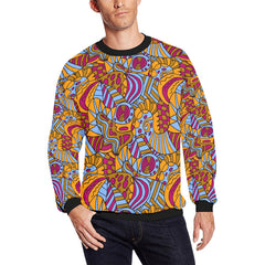Men's All-Over Print Fuzzy Sweatshirt