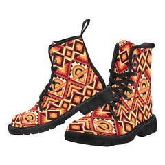 Men's Lace-Up Canvas Boots