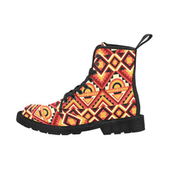 Men's Lace-Up Canvas Boots