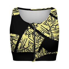 Tie-Dye Yoga Zip-Up Vest