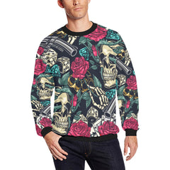 Men's Afrocentric Harlem Renaissance All-Over Print Sweatshirt