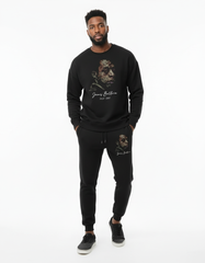 james baldwin graphic sweatsuit streetwear set