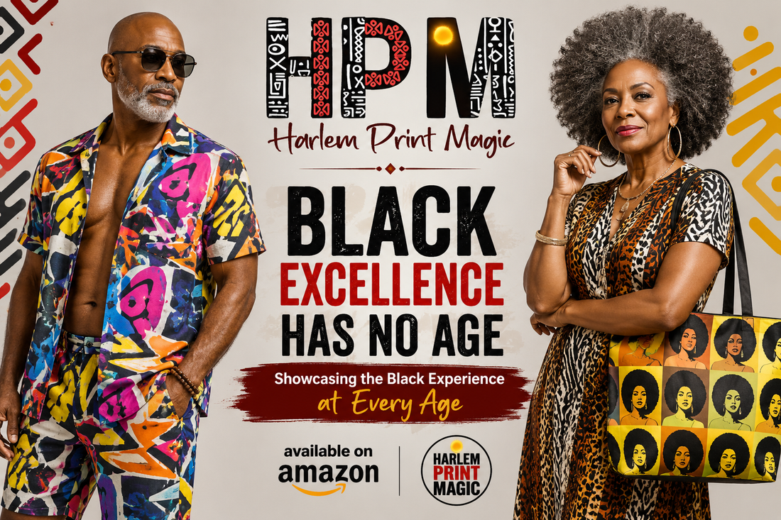 Black Excellence Has No Age: Harlem Print Magic Celebrates Style at Every Generation