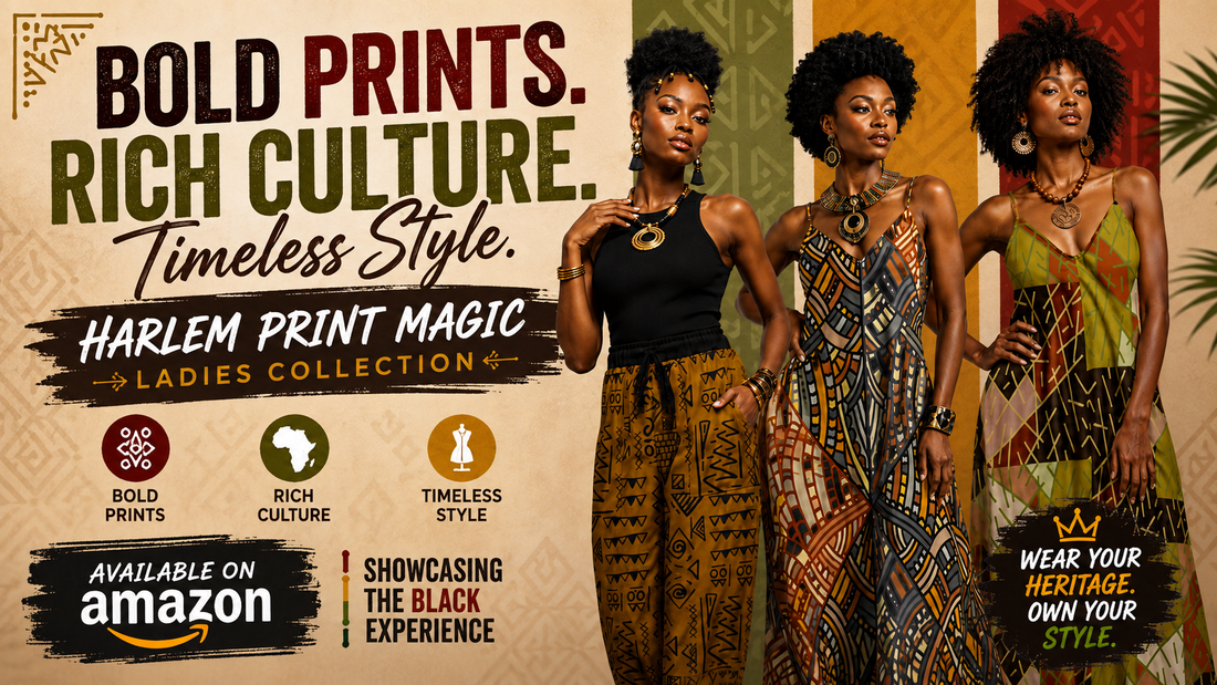 Bold Prints, Rich Culture: Discover the Harlem Print Magic Ladies Collection