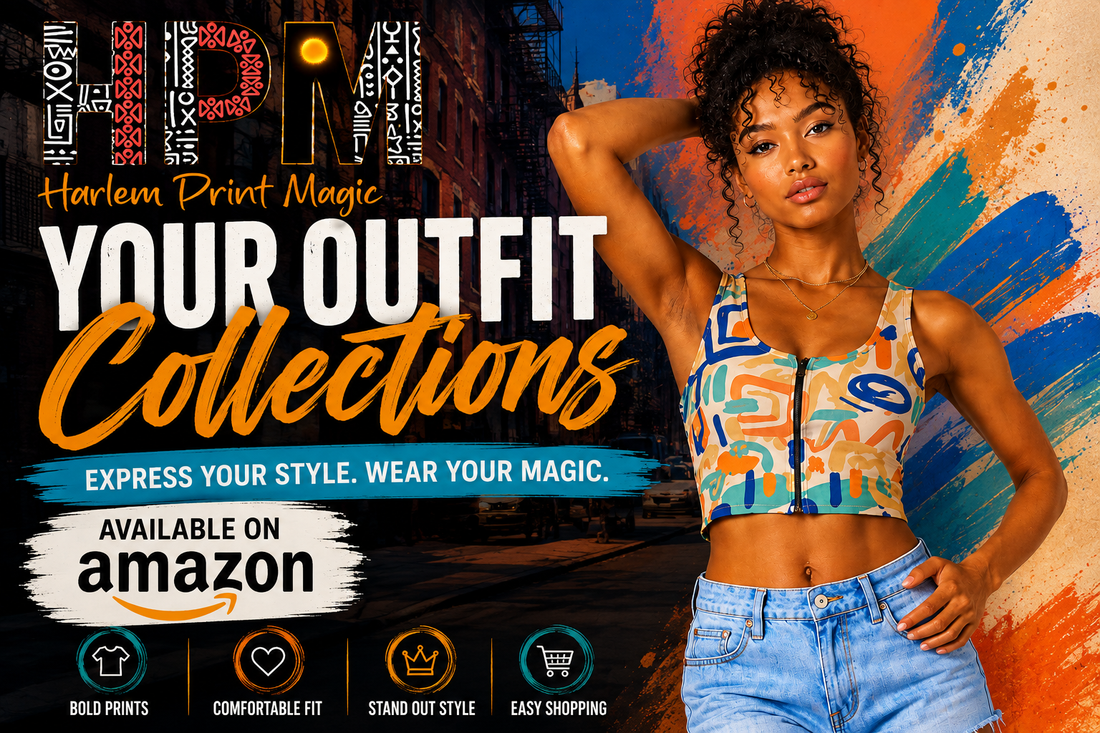 Your Outfit, Your Energy: Discover Harlem Print Magic on Amazon