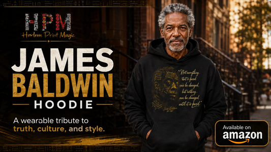 The James Baldwin Hoodie: Style That Carries a Message