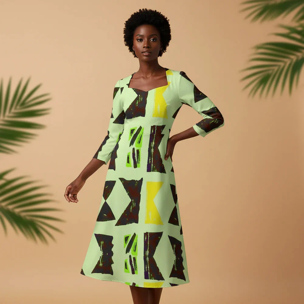 Bold, Beautiful, and Unapologetically You: The Sweetheart Knot Flare Dress