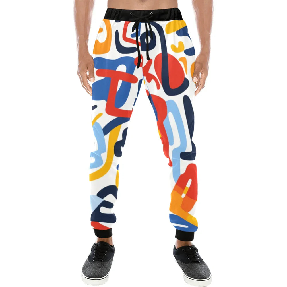Men's All-Over Print Jogger Sweatpants