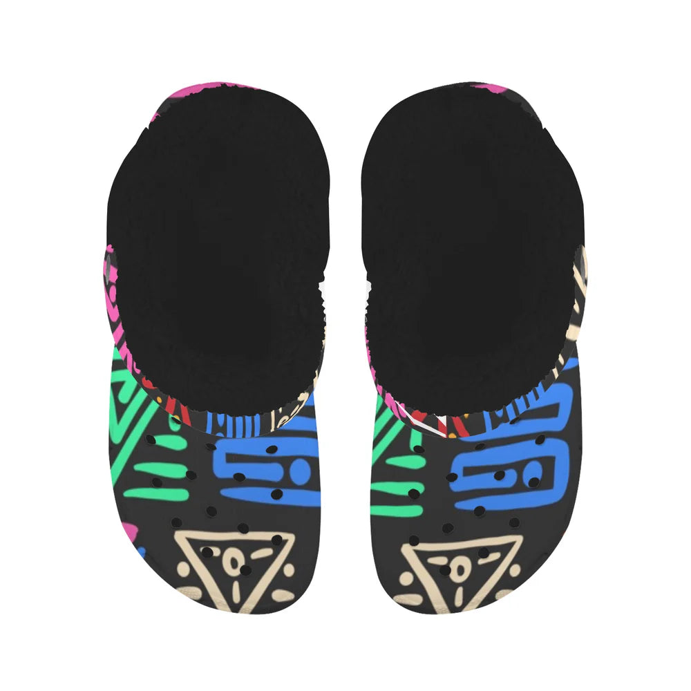 Unisex Custom Print Fleece-Lined Adult Clogs