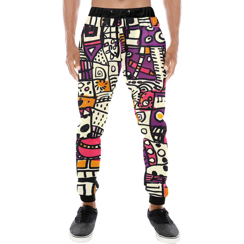 Men's All-Over Print Jogger Sweatpants