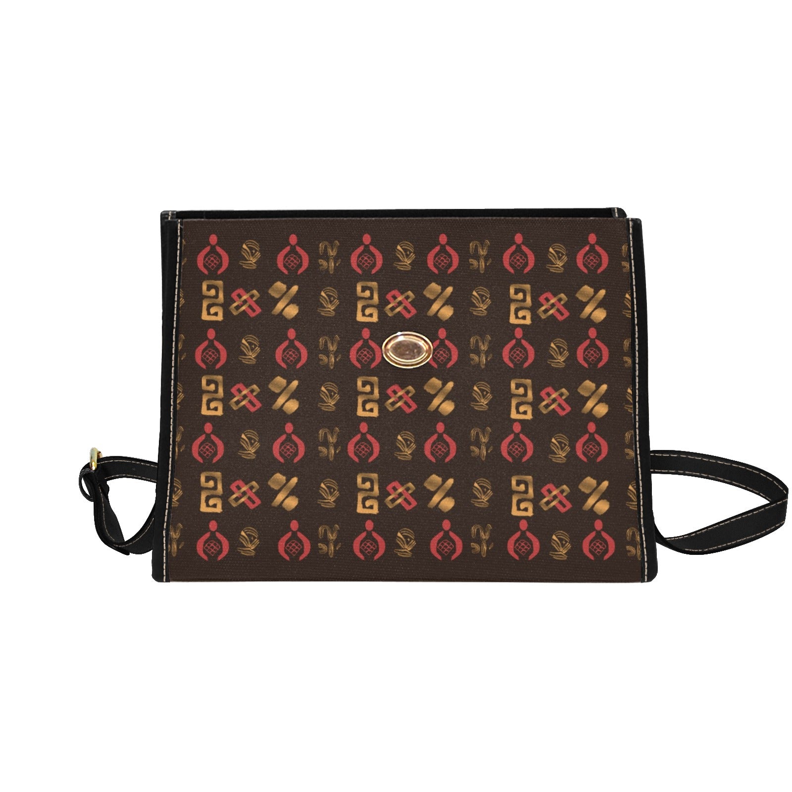 Classic Lock Satchel with Removable Strap