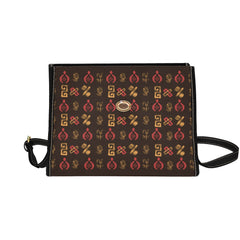 Classic Lock Satchel with Removable Strap