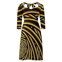 Women's Sweetheart Knot Flare Dress