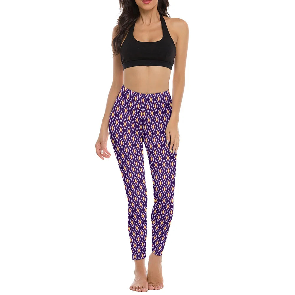 Women's Patterned Tight Yoga Pants