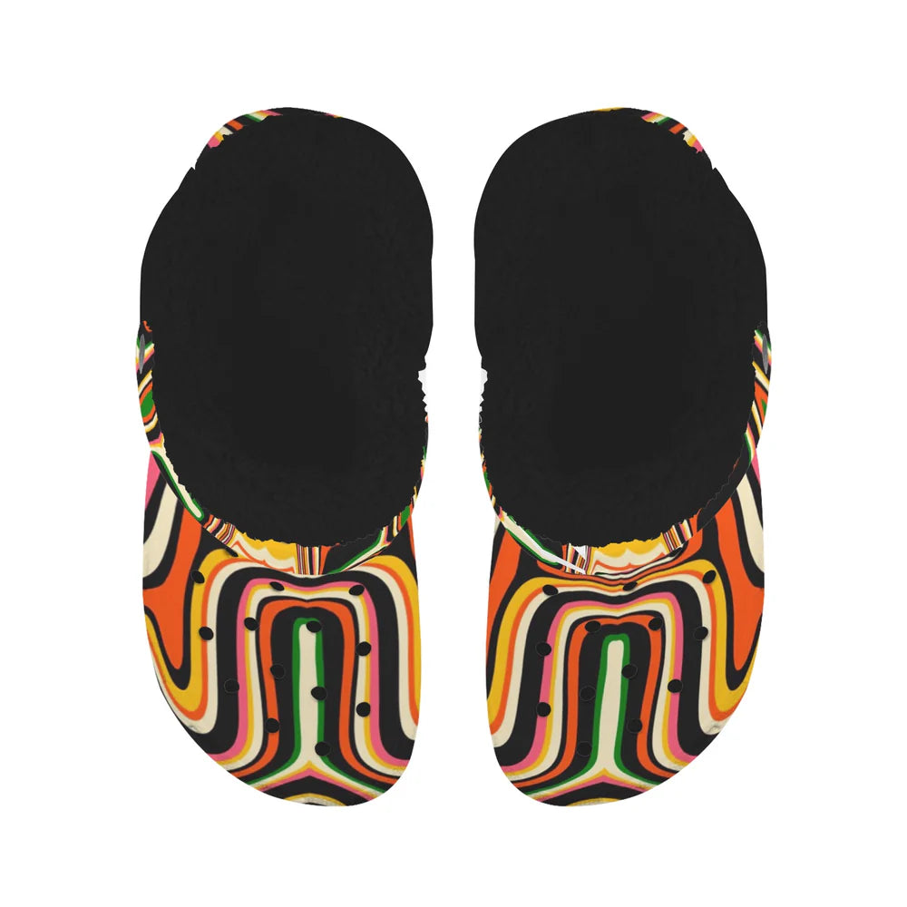 Unisex Custom Print Fleece-Lined Adult Clogs