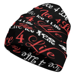 Unisex All-Over Print Knit Beanie