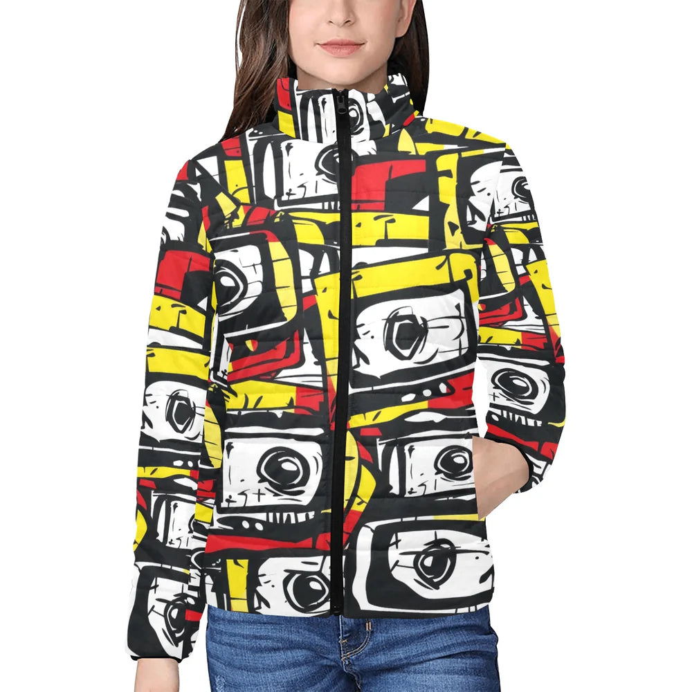 Women's Stand Collar Padded Jacket