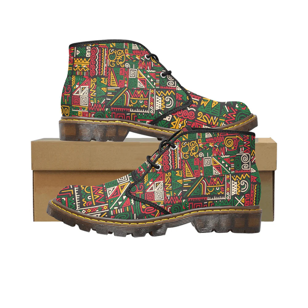 Men's Canvas Chukka Boots (Model 2402-1)