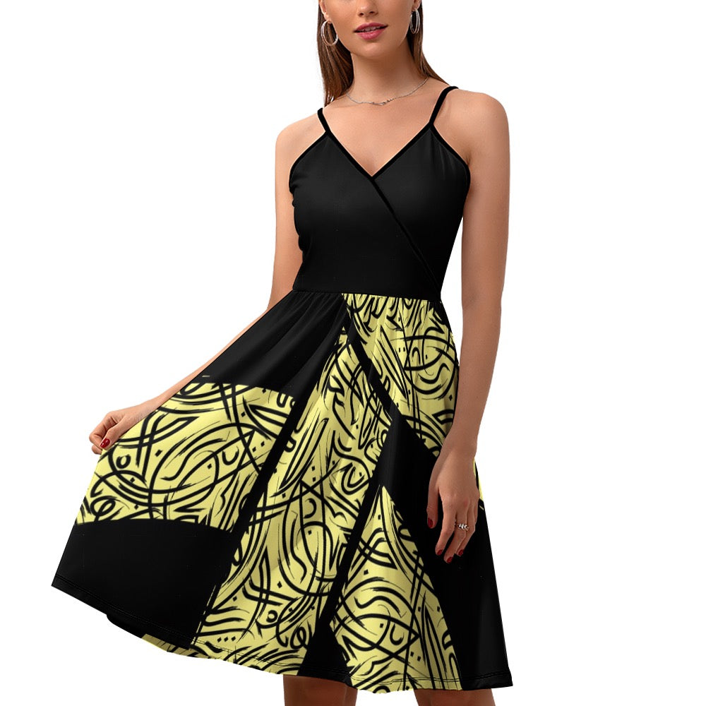 Women's Elegant Suspender Dress