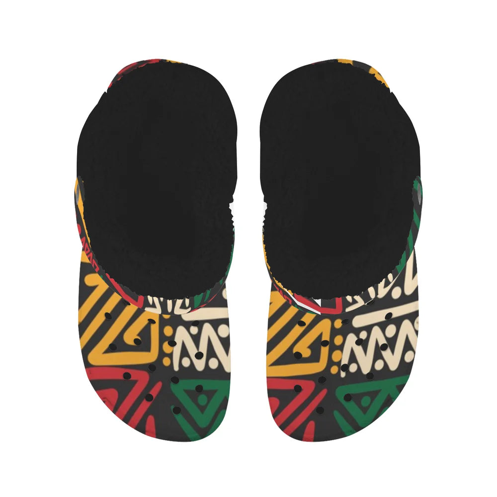 Unisex Custom Print Fleece-Lined Adult Clogs
