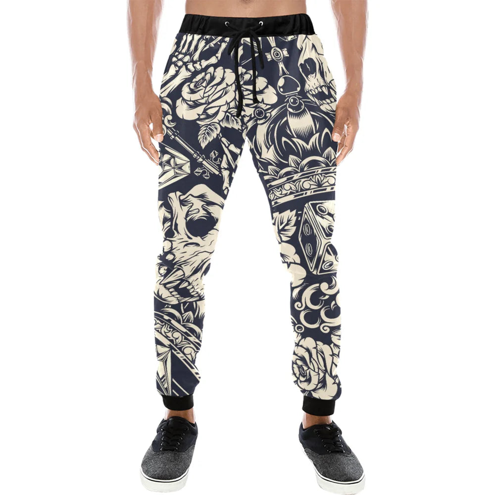 Men's All-Over Print Jogger Sweatpants