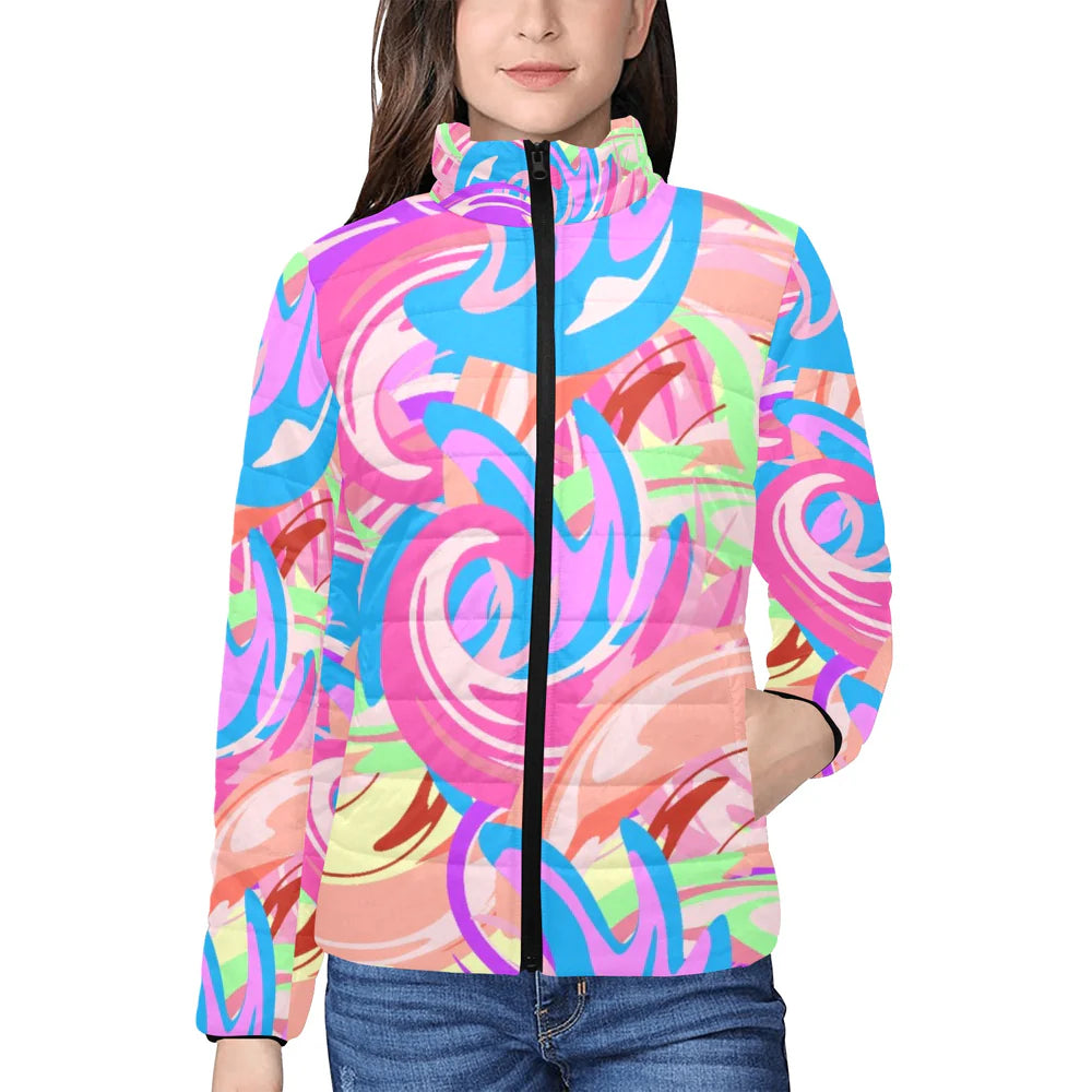 Women's Stand Collar Padded Jacket