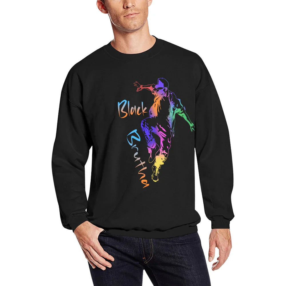 Men's All-Over Print Fuzzy Sweatshirt