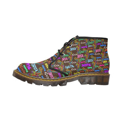 Women's Canvas Chukka Boots (Model 2402-1)