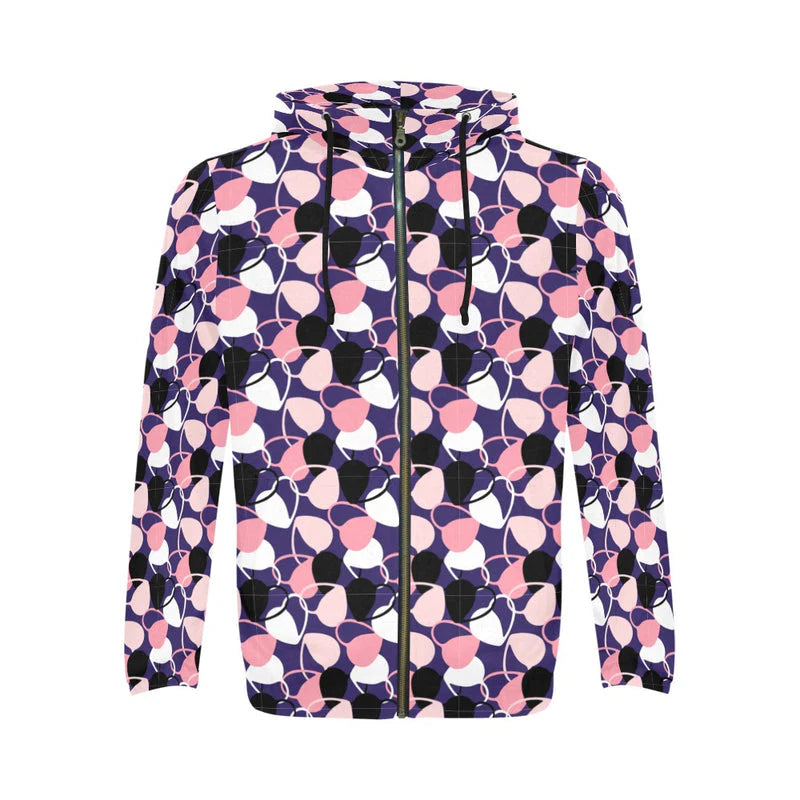 Men's All-Over Print Full-Zip Hoodie