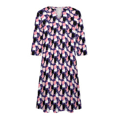 Women's 7-Point Sleeve Dress