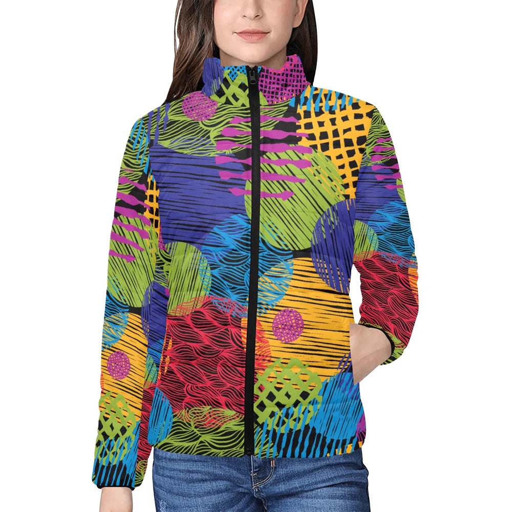 Women's Stand Collar Padded Jacket
