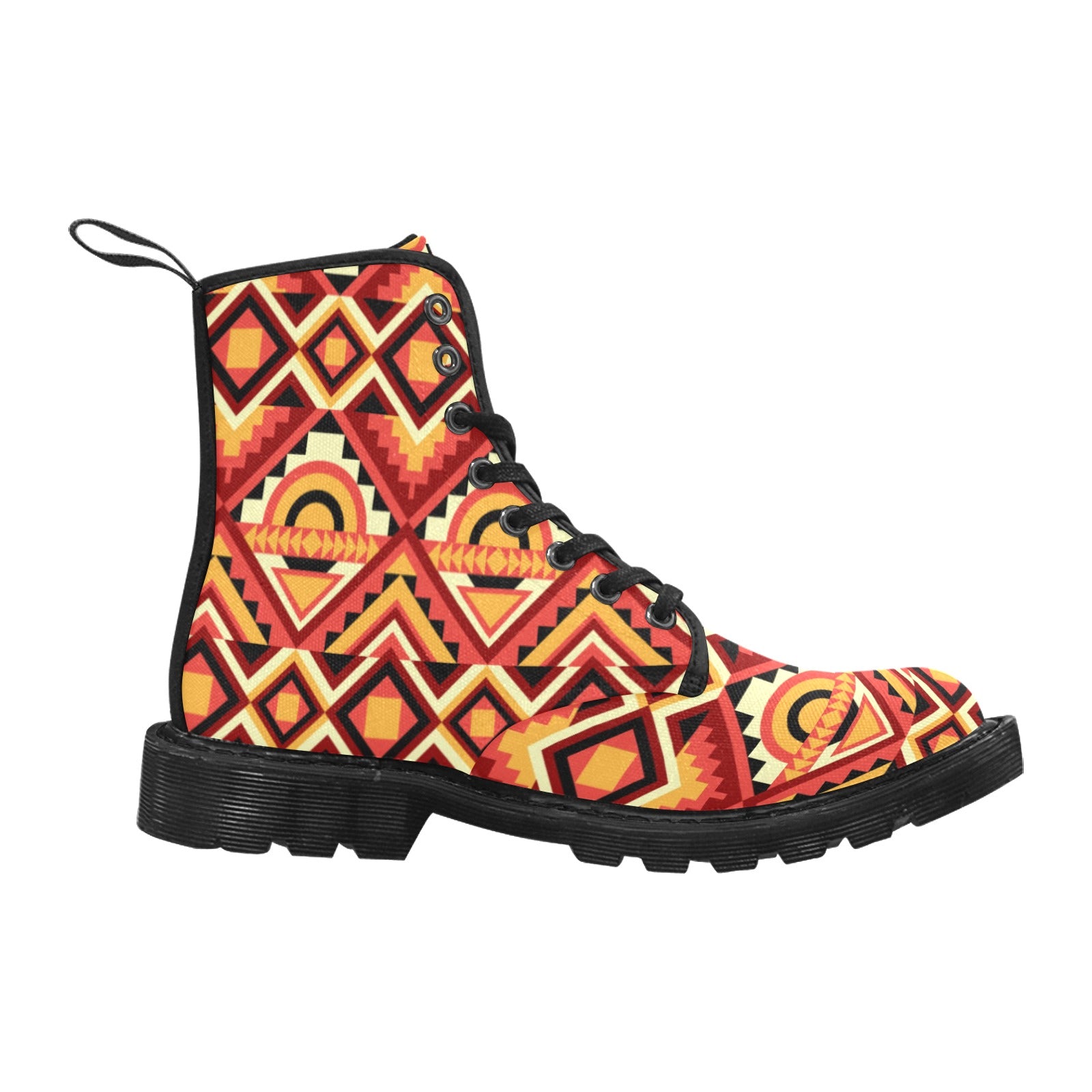 Men's Lace-Up Canvas Boots