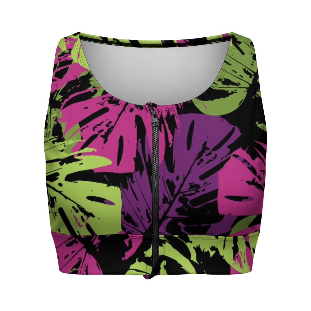 Yoga Zipper Vest New Tie-Dye