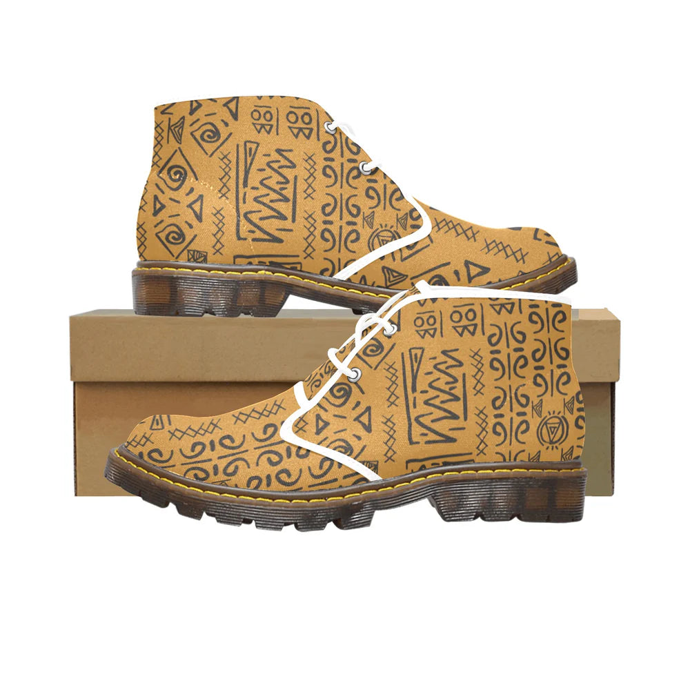 Women's Canvas Chukka Boots (Model 2402-1)