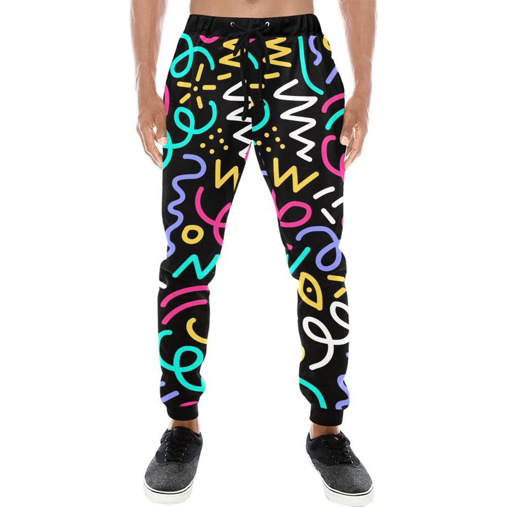 Men's All-Over Print Jogger Sweatpants