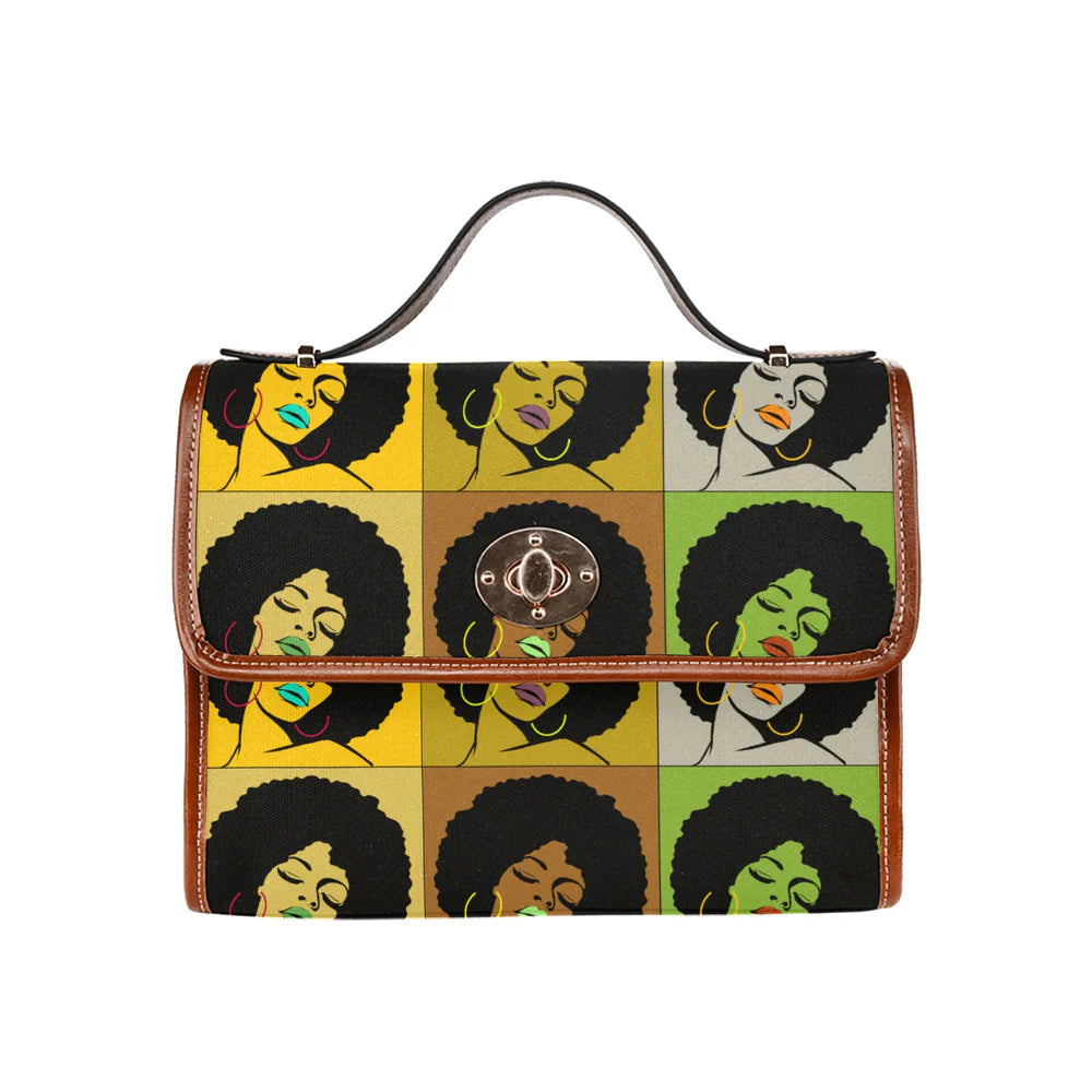 Waterproof Canvas Satchel (H1641)