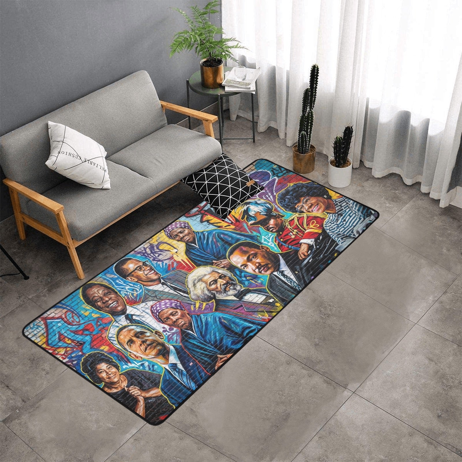 modern runner rug for living room floor