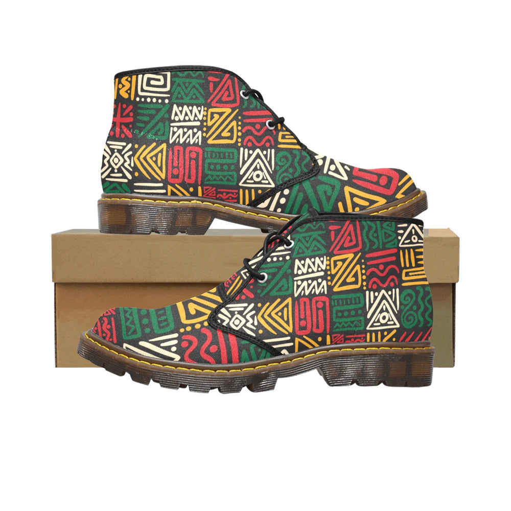 Men's Canvas Chukka Boots (Model 2402-1)