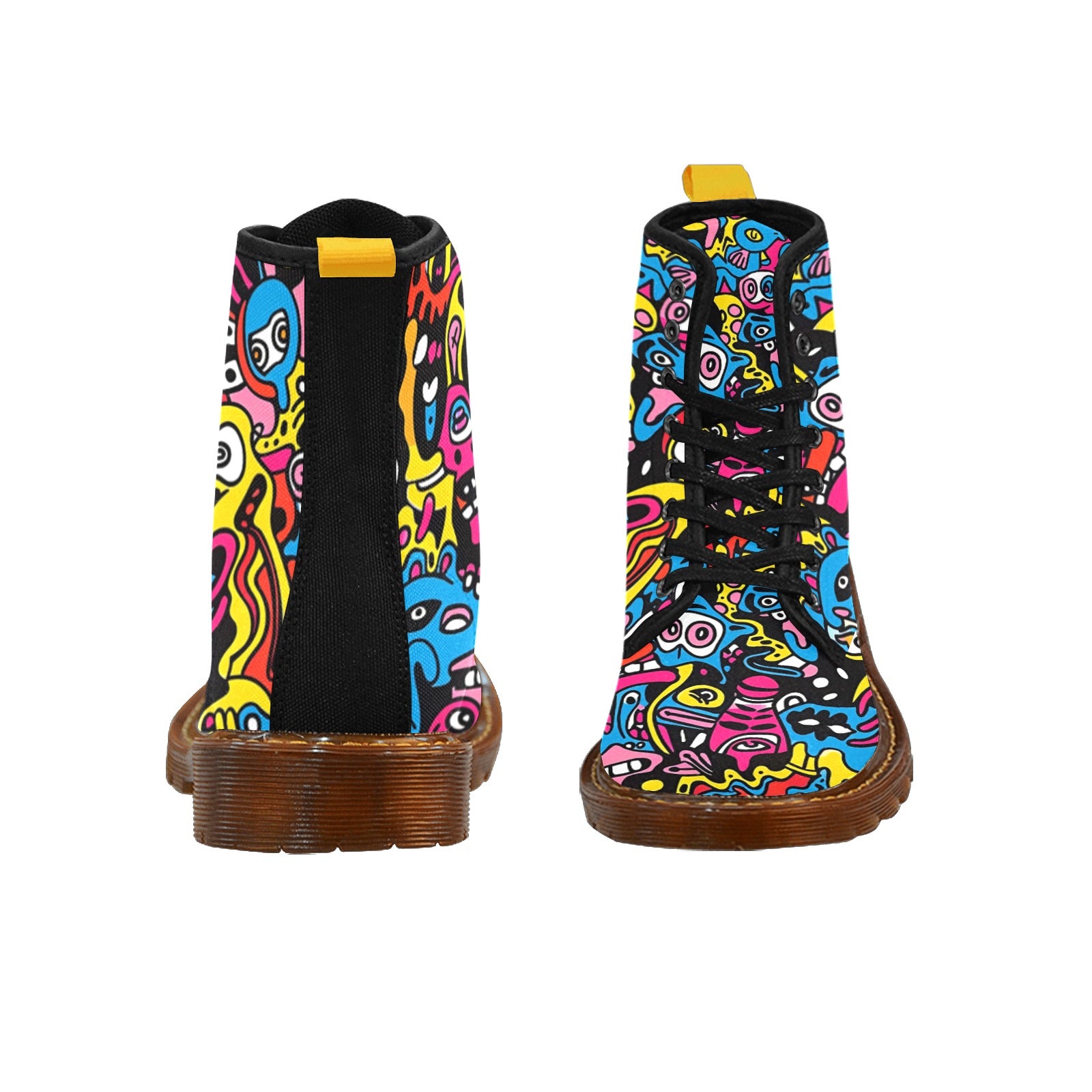 Men's Lace-Up Canvas Boots (Model 1203H)