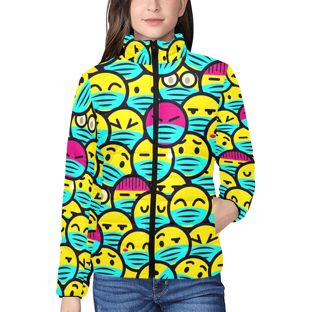 Women's Stand Collar Padded Jacket