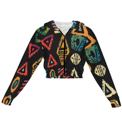Women's Cropped Zip-Up Jacket