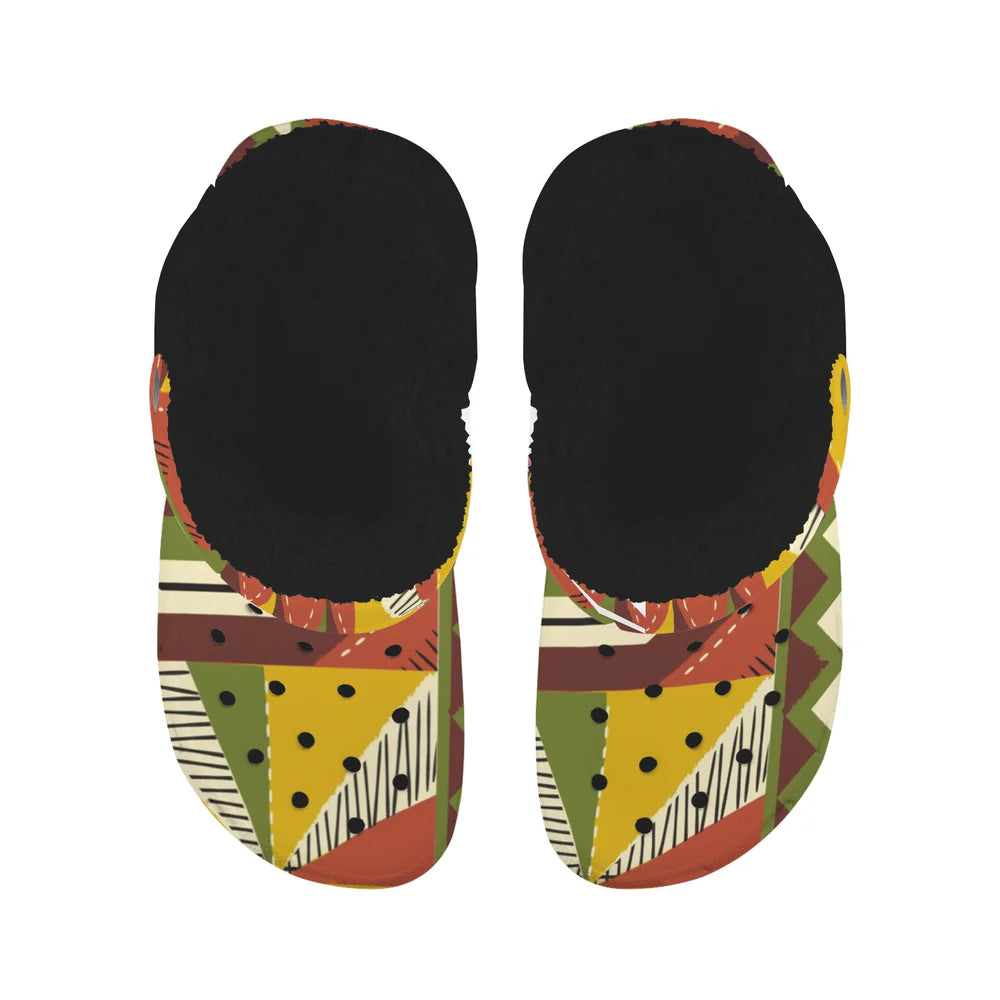 Unisex Custom Print Fleece-Lined Adult Clogs