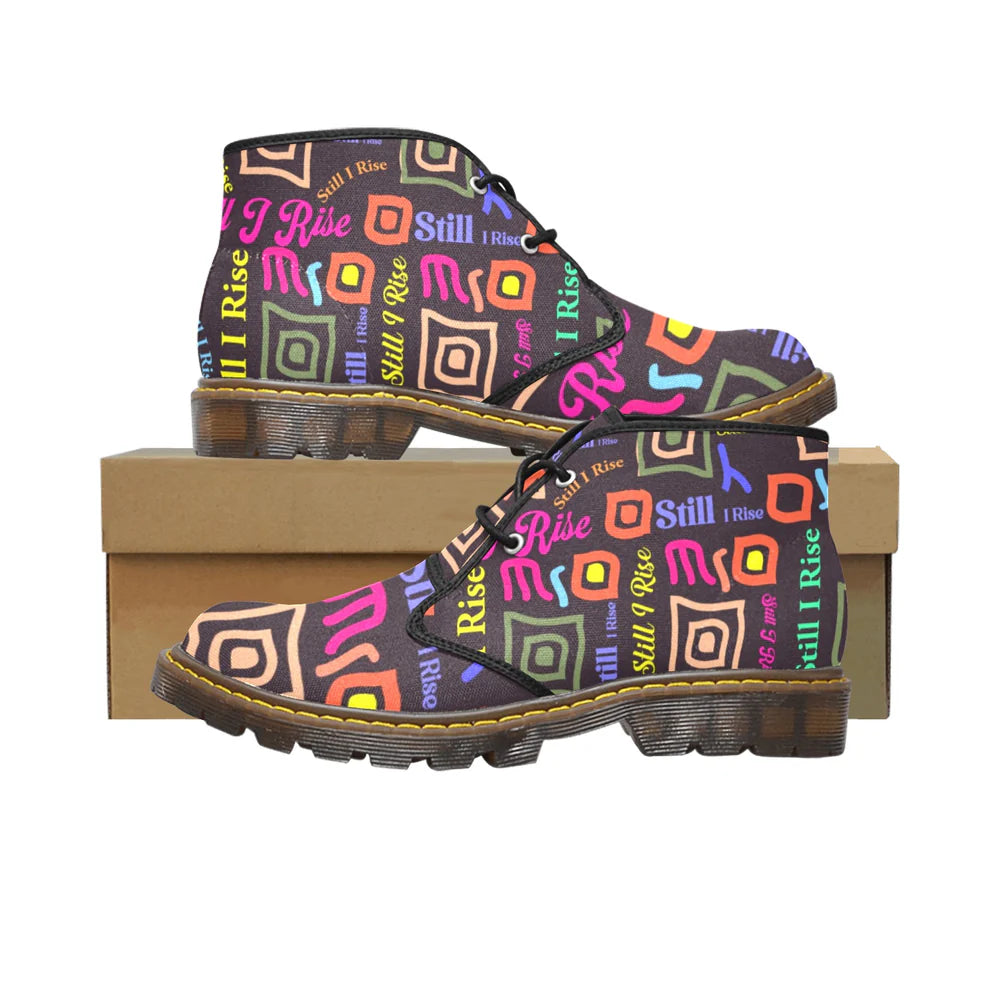 Men's Canvas Chukka Boots (Model 2402-1)