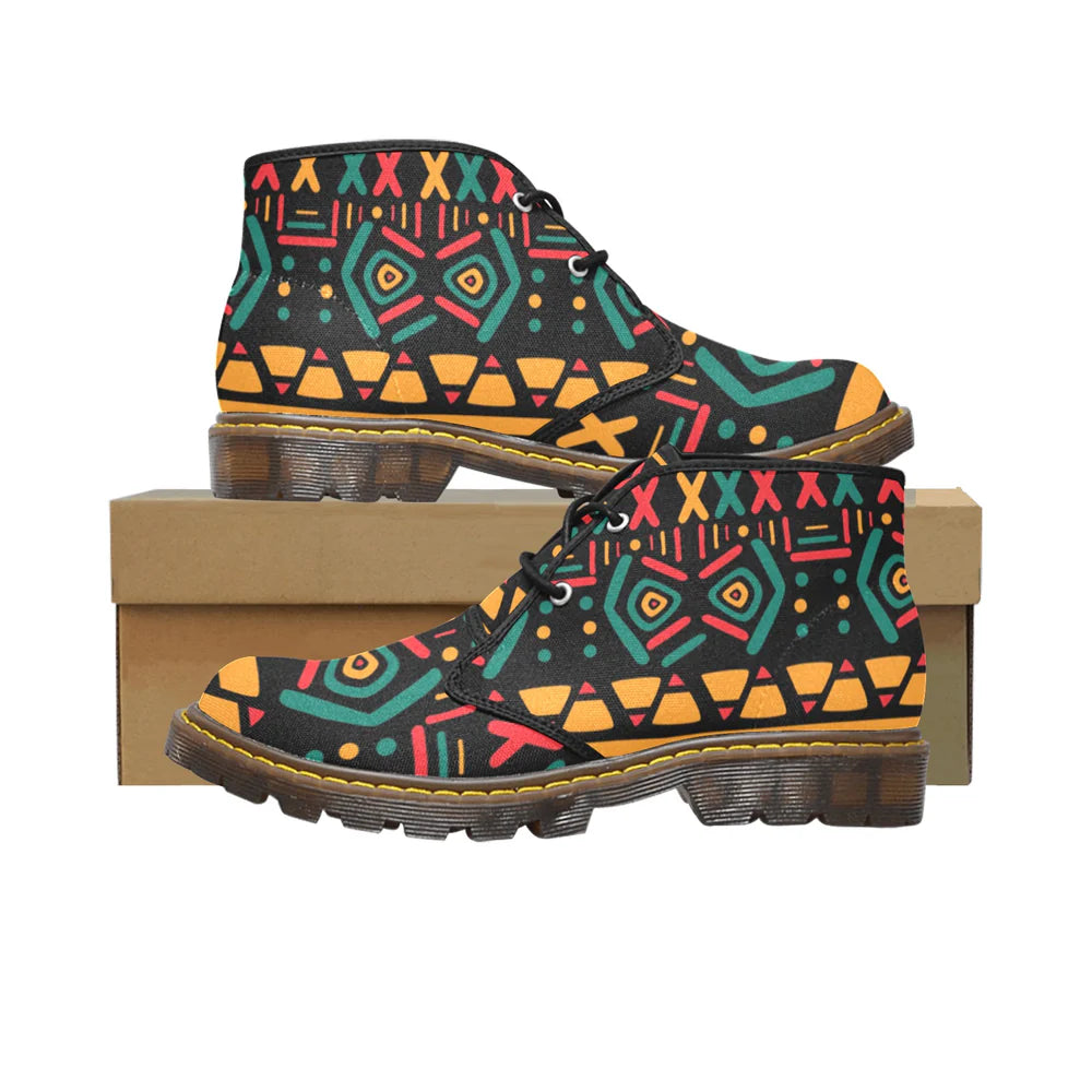 Men's Canvas Chukka Boots (Model 2402-1)
