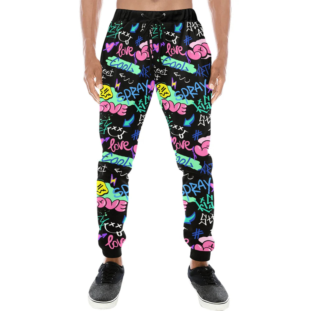 Men's All-Over Print Jogger Sweatpants
