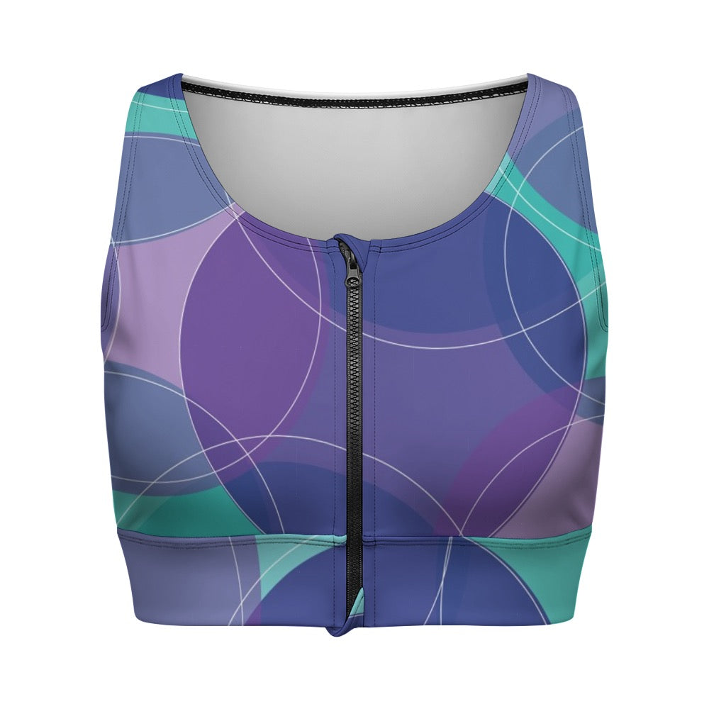 Yoga Zipper Vest New Tie-Dye