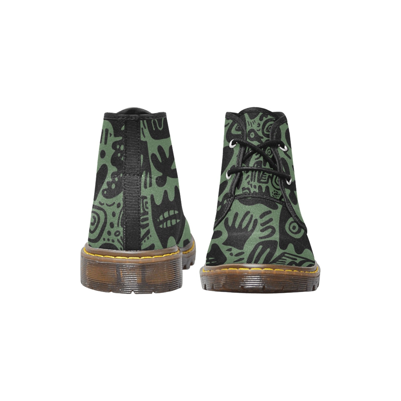 Men's Canvas Chukka Boots (Model 2402-1)