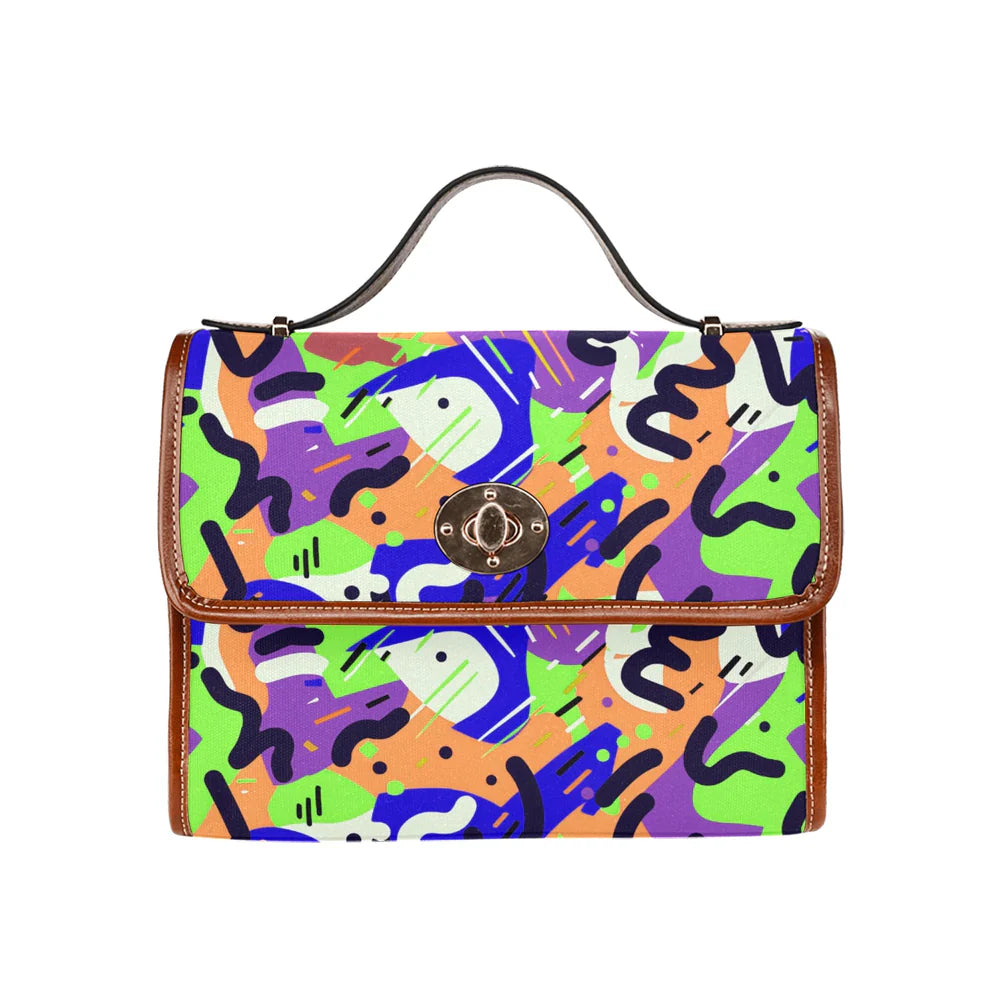 Waterproof Canvas Satchel (H1641)