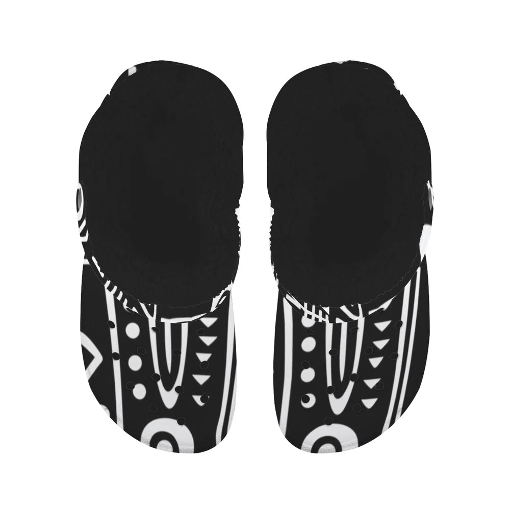 Unisex Custom Print Fleece-Lined Adult Clogs